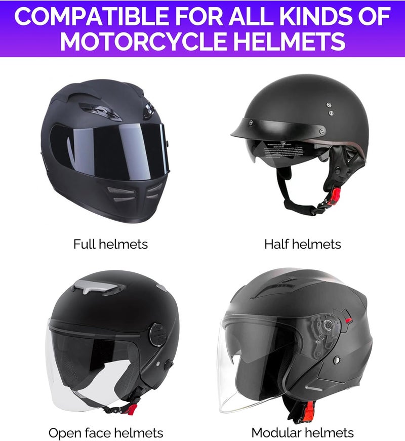 RACOONA Helmet Button Buckle,Motorcycle Helmet Quick Release Buckle Strap Locks,Car Accessories otorcycle Helmet Speed Clip Quick Release Chin Strap Button,Bike Helmet Clip Buckle,Fits for Any Helmet - Image 4